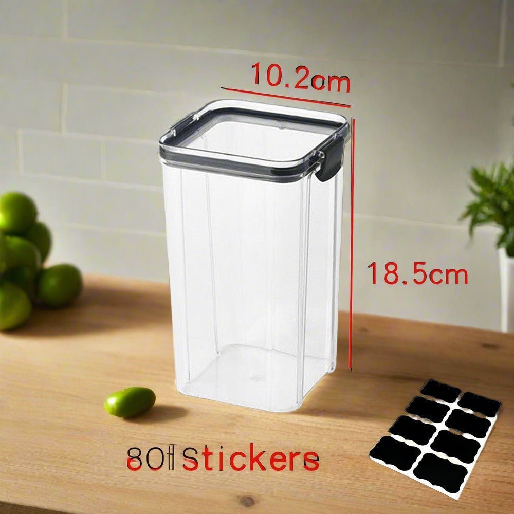 Food Containers - Kitchen Storage Organisation, Kitchen Storage Box, Ideal for Pantry and Fridge, Keeps Food Fresh and Organised.