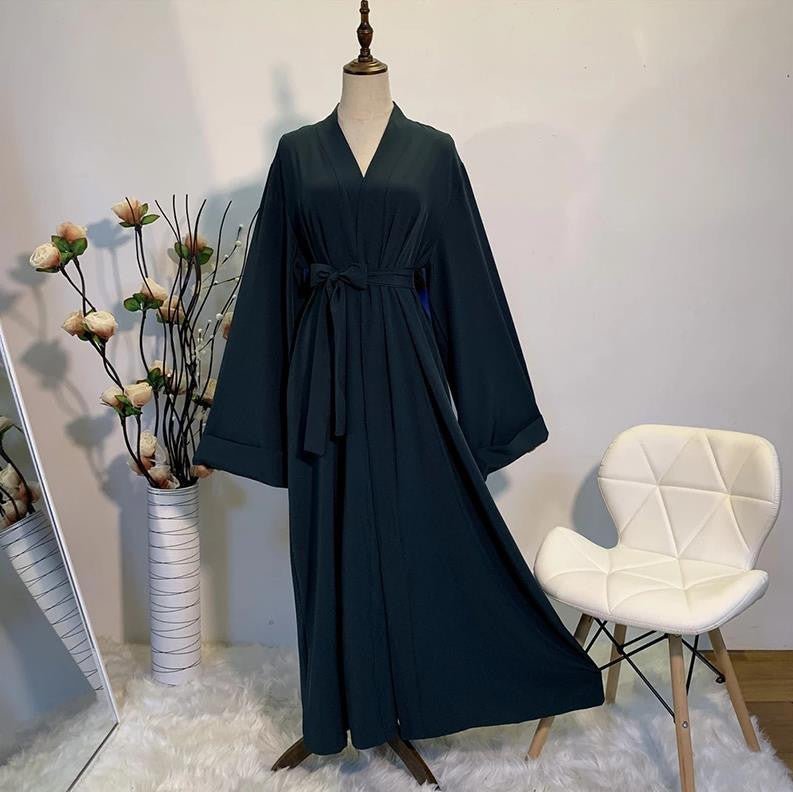 Kaftan Abaya Dubai Kimono – Long Muslim Hijab Dress for Women - Adistore