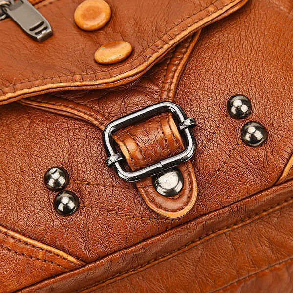 Designer Soft Leather Women’s Messenger Bag – Stylish Handbags - Adistore