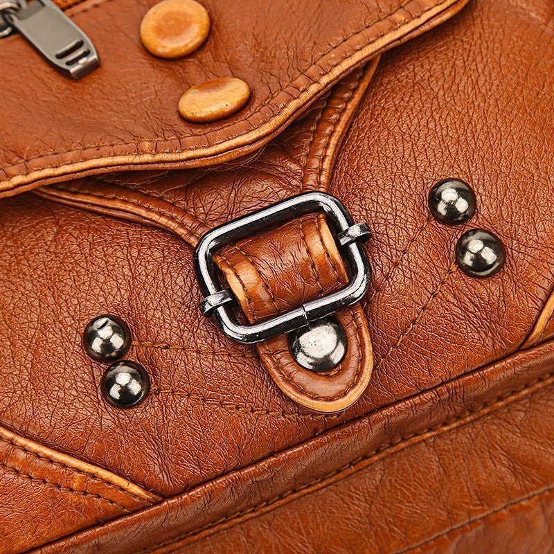 Designer Soft Leather Women’s Messenger Bag – Stylish Handbags - Adistore