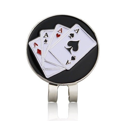 Golf Ball Mark & Magnetic Hat Clip – Alloy Golf Marker Set - Adistore