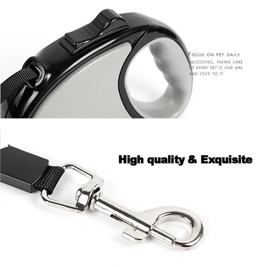 ROJECO Retractable Dog Leash – 3M/5M Extendable Outdoor Rope - Adistore