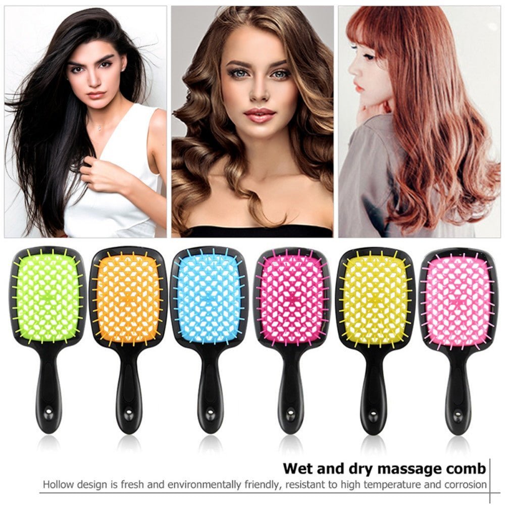 Detangling Hair Brush|Massage Combs |Hollow Out Wet Curly Hair Brushes.