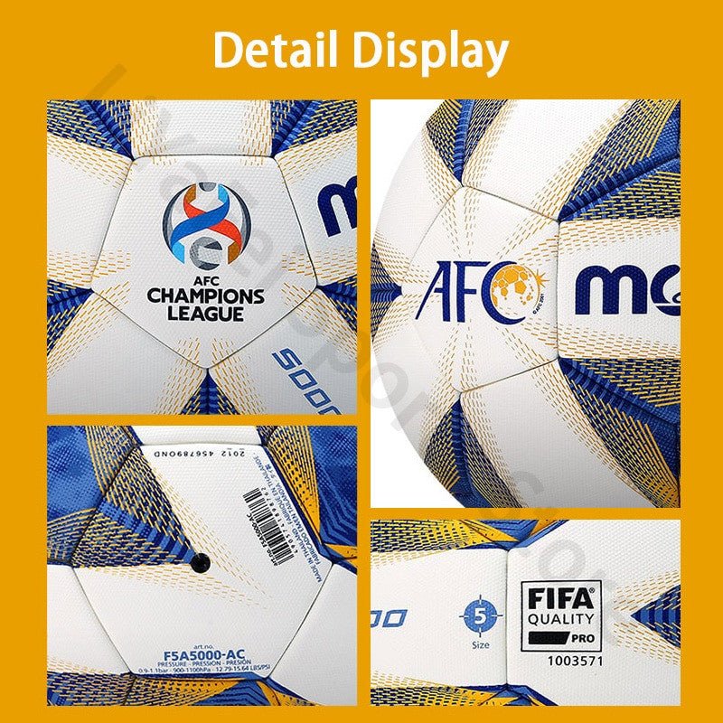 Official 5000 Molten Footballs Size 5 Thermal Bonding Asian Cup Champions League