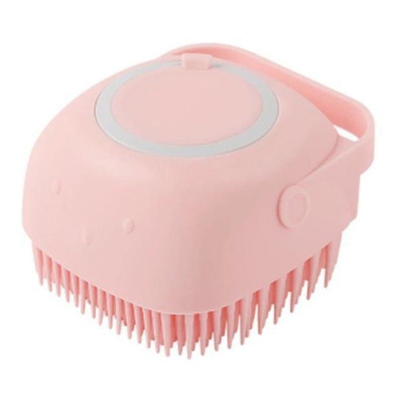 Pet Bathing Brush – Soft Silicone Shower & Massage Tool for Dogs & Cats - Adistore