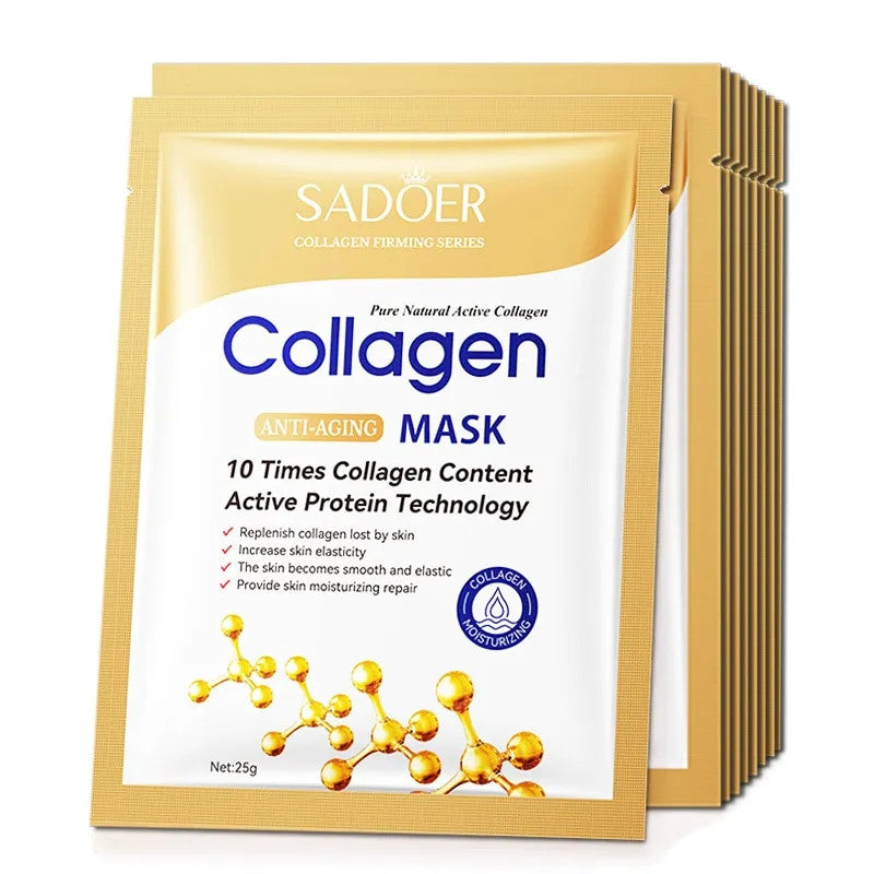 10pcs Anti-wrinkle Collagen Face Mask Moisturizing | Facial Masks Skin Care