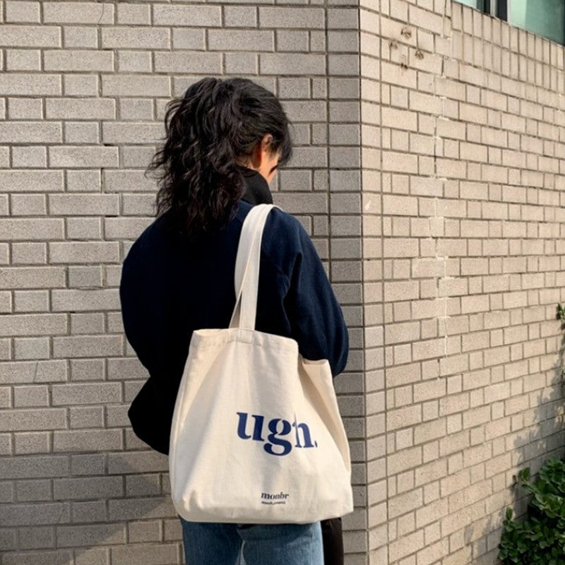 Casual Large Capacity Canvas Shoulder Tote Bag for Women - Adistore
