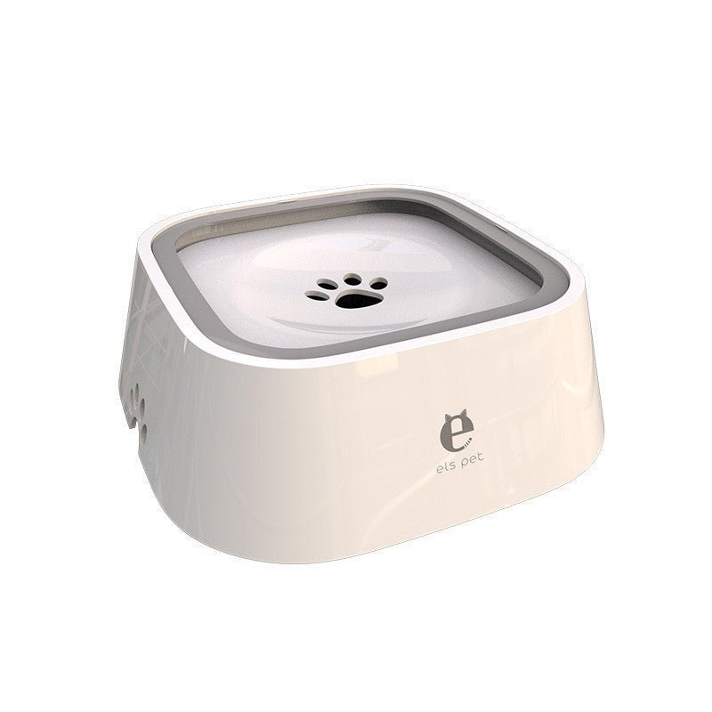 Dog & Cat Anti-Overflow Plastic Water Bowl – Spill-Proof Pet Feeder - Adistore