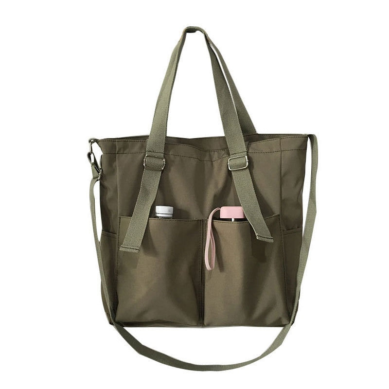 Women’s Shopper Bag – Zippered Solid Crossbody & Tote Shoulder Bag - Adistore