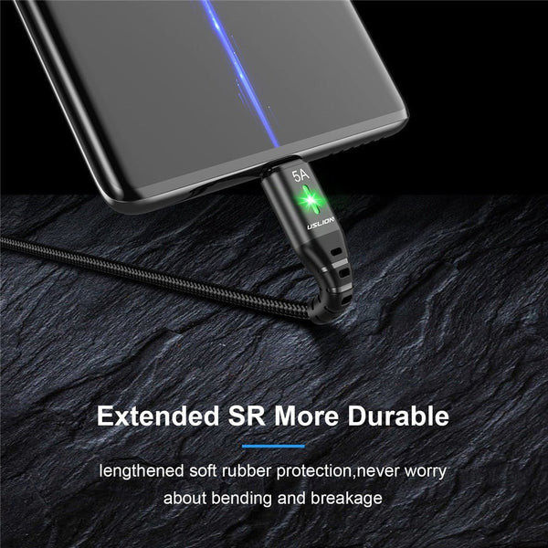 USLION 5A USB Type C Cable – Fast Charging & Data Transfer Cord