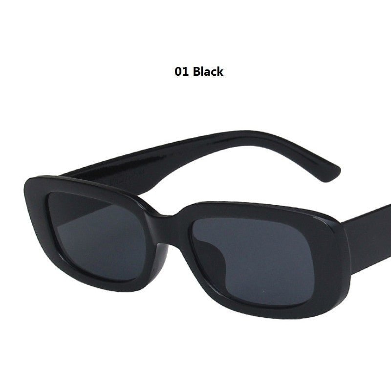 Small Rectangle Vintage Sunglasses – Women’s Oval Square Anti-Glare - Adistore