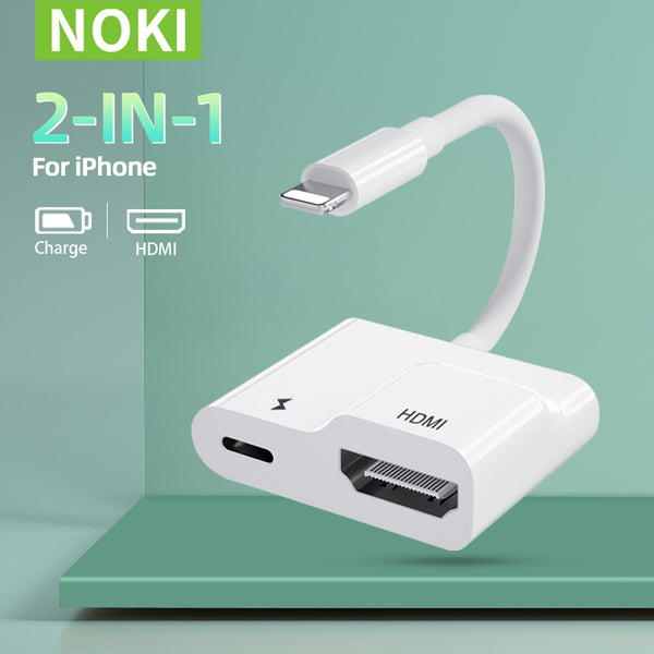 Lightning to HDMI AV Adapter – iPhone to TV/Projector Screen Connector - Adistore
