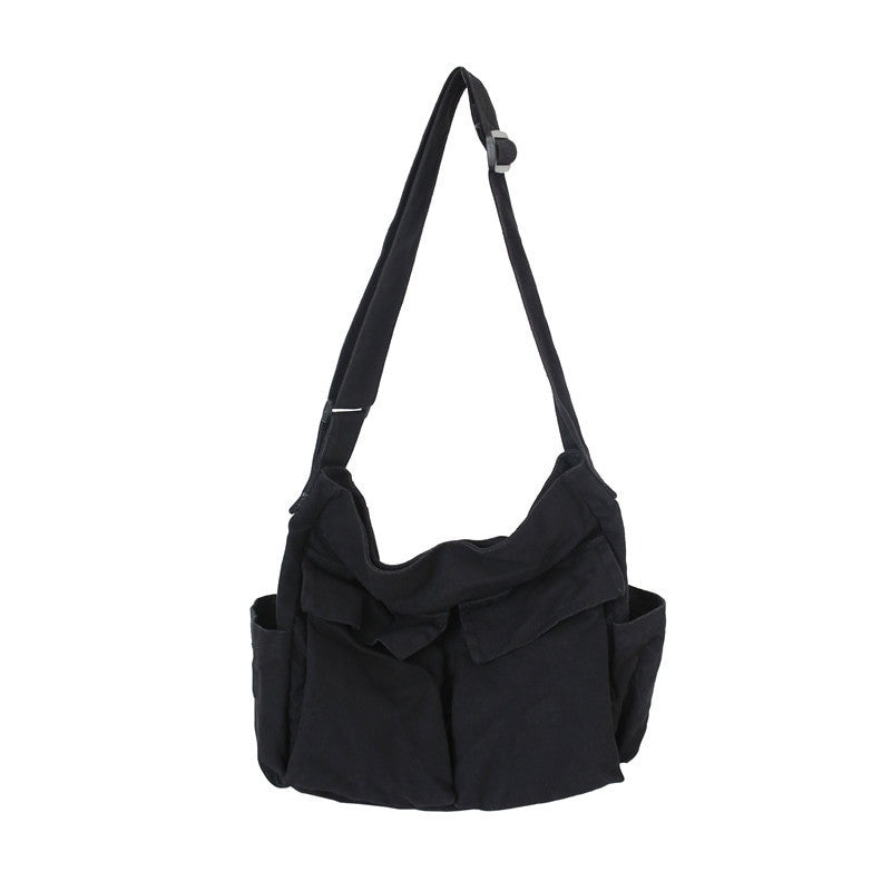 Women’s School Messenger Bag – Large Capacity Solid Designer Tote - Adistore