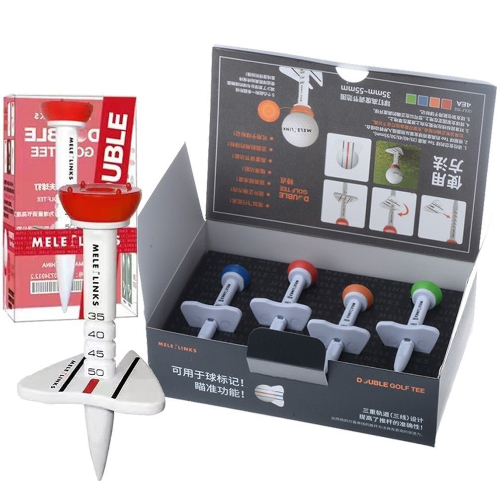 Golf Tees Plastic Golf Tee With Package Step Down Golf Ball Holder - Adistore