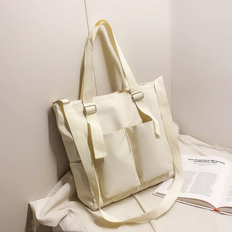 Women’s Shopper Bag – Zippered Solid Crossbody & Tote Shoulder Bag - Adistore