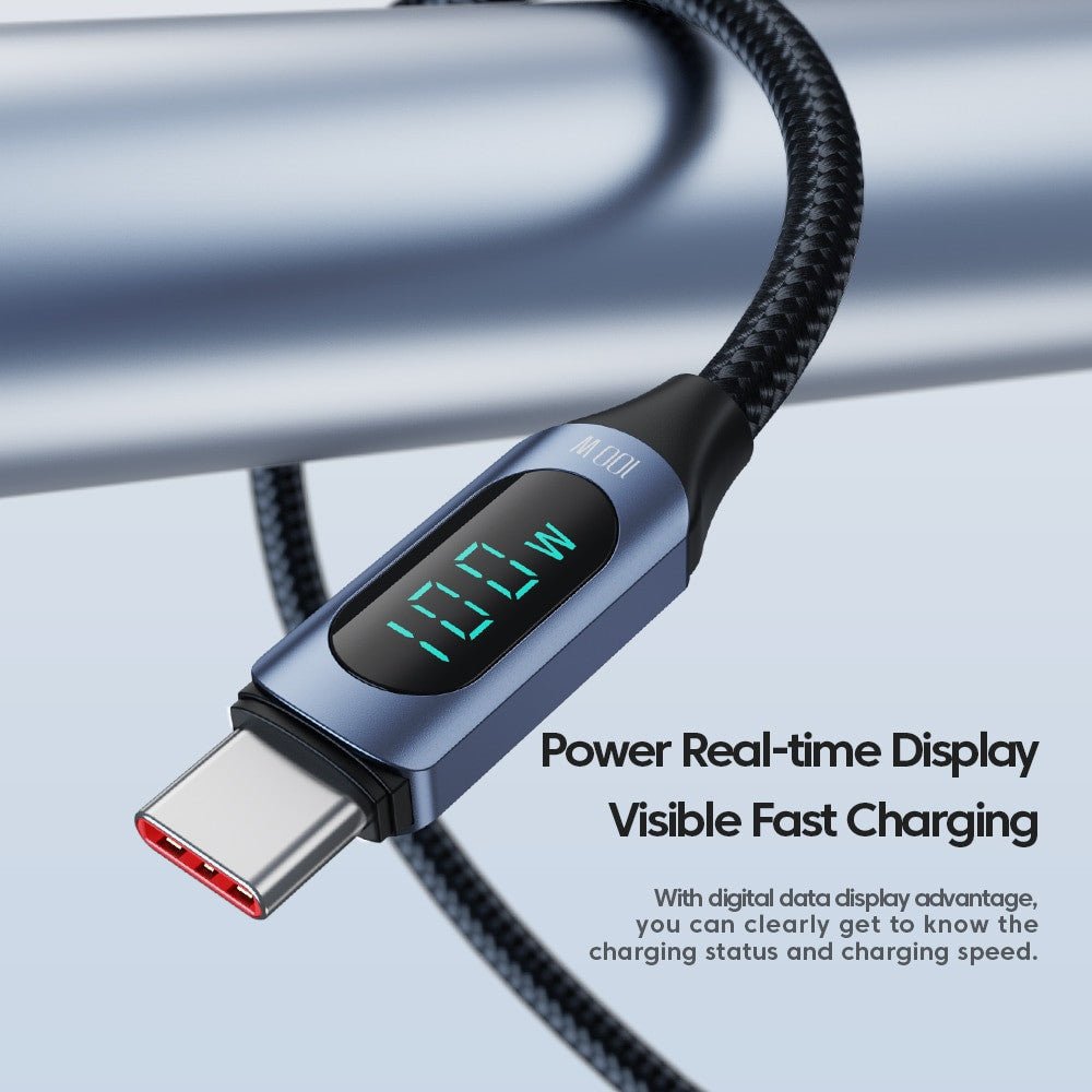 Toocki Type C to C Cable Fast Charging For Xiaomi POCO f3 Realme, Macbook, iPad.