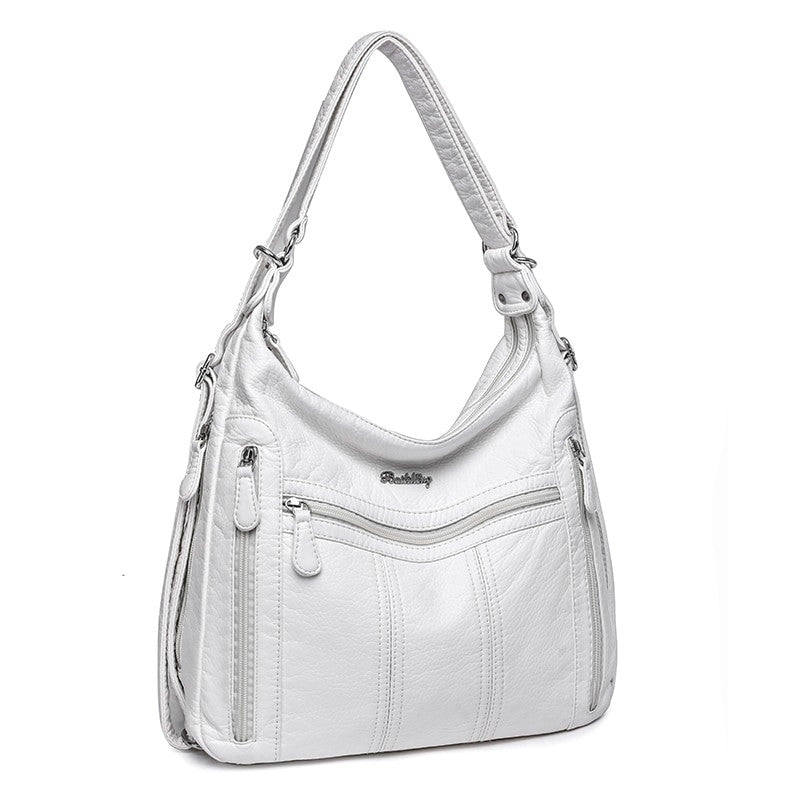 Annmouler PU Leather Women’s Large Capacity Multifunction Handbag - Adistore