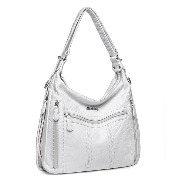 Annmouler PU Leather Women’s Large Capacity Multifunction Handbag - Adistore