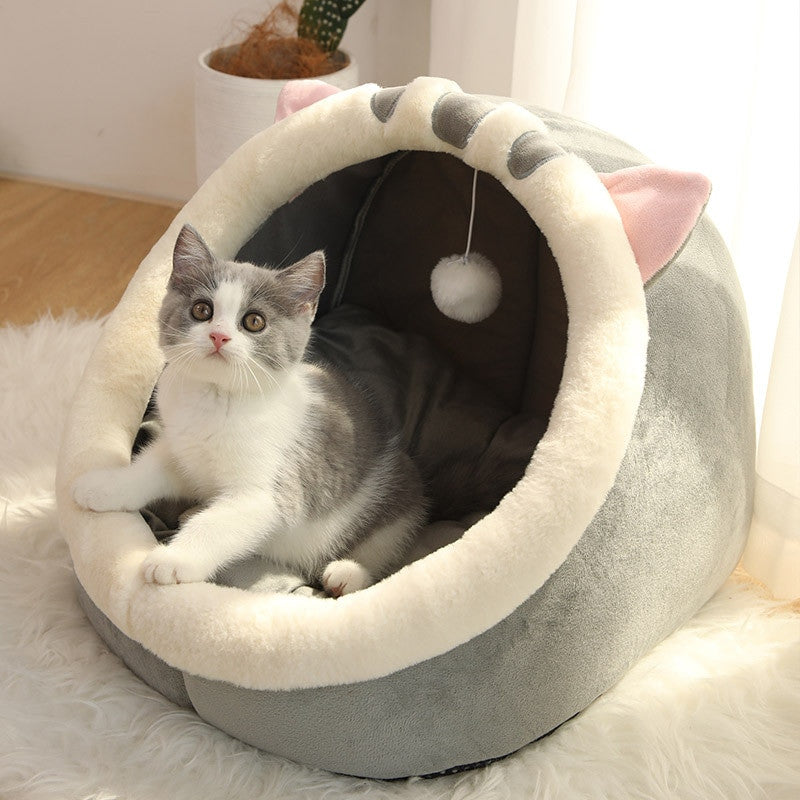 Warm and Cozy Pet Basket - Washable Beds for Small Dogs & Cats.