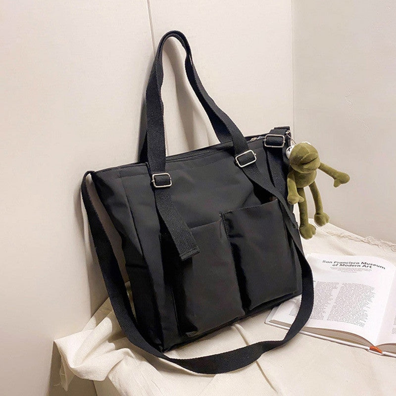 Women’s Shopper Bag – Zippered Solid Crossbody & Tote Shoulder Bag - Adistore