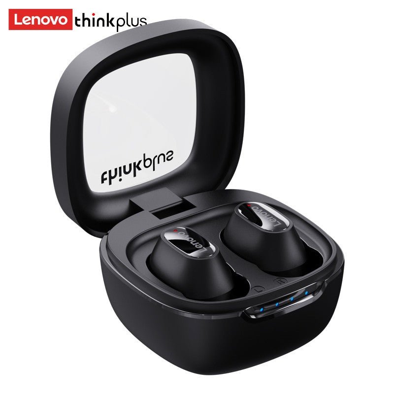 Lenovo XT62 Earphone Bluetooth 5.3 Wireless Earbuds in charging case, showcasing the HiFi Sport Headset with ergonomic design and convenient in-built microphone for hands-free calls.