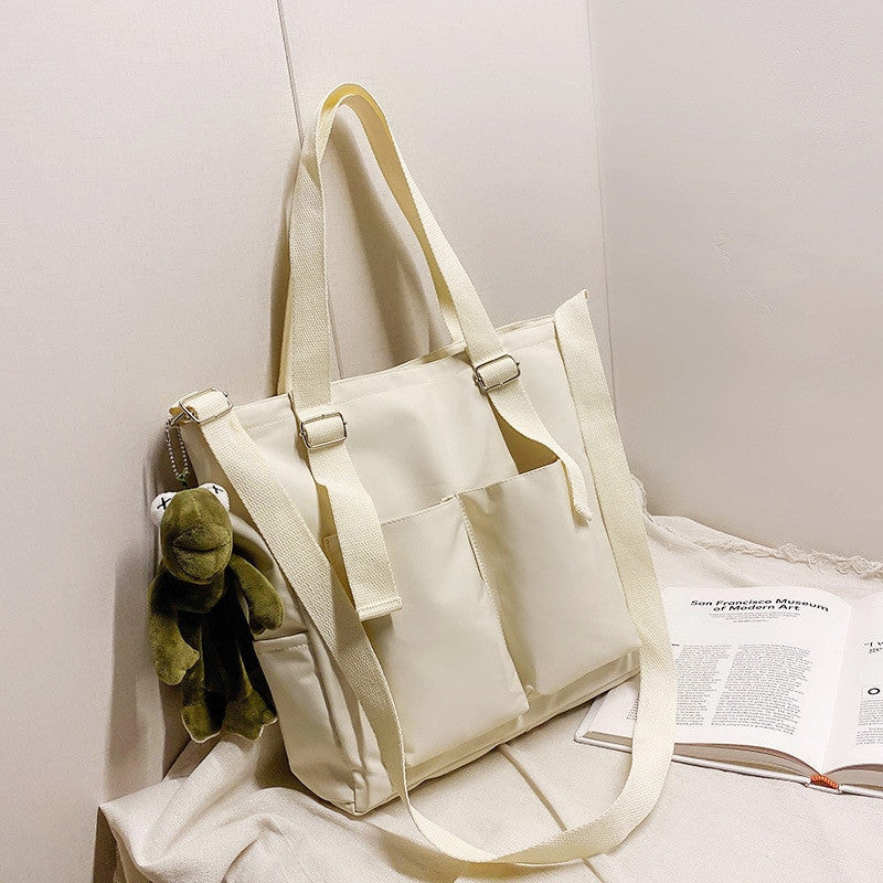 Women’s Shopper Bag – Zippered Solid Crossbody & Tote Shoulder Bag - Adistore