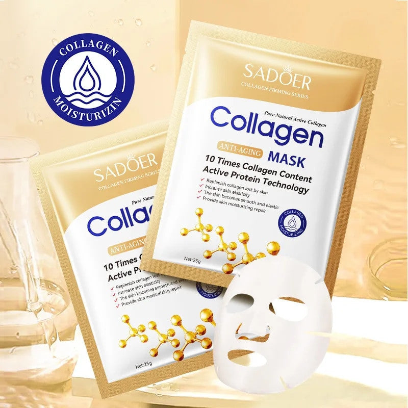 10pcs Anti-wrinkle Collagen Face Mask Moisturizing | Facial Masks Skin Care