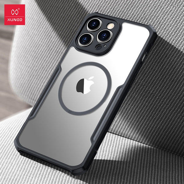 Xundd Magnetic Case for iPhone 14 ProMax, 13 & 12 Pro – Protective Cover - Adistore