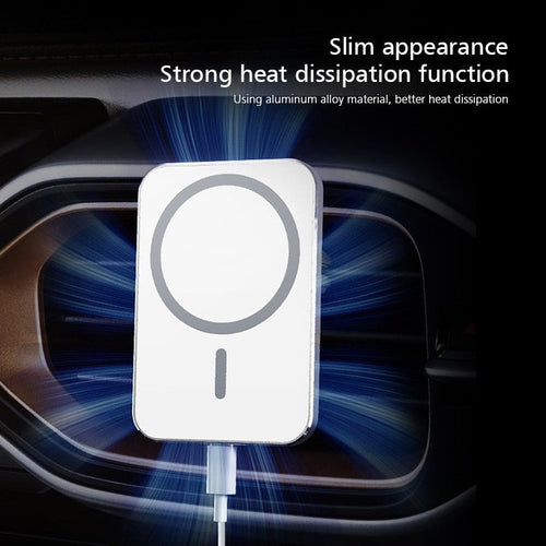 15W Magnetic Wireless Car Charger Mount – Fast Charging for iPhone 12 - Adistore