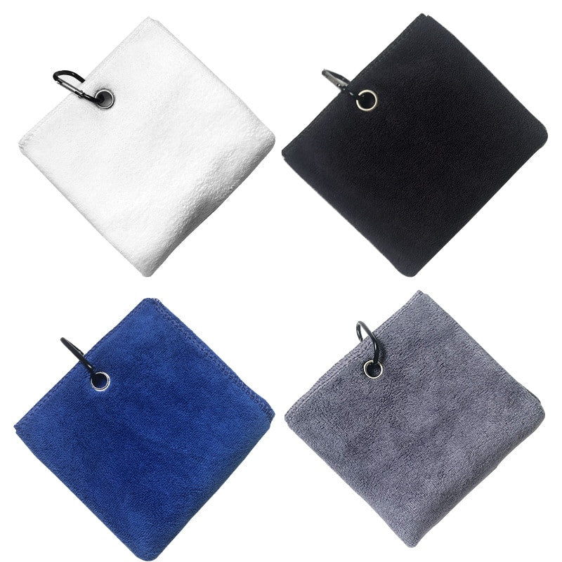 Tri-Fold Golf Towel Unisex – Premium Microfiber, 4 Colour Options - Adistore