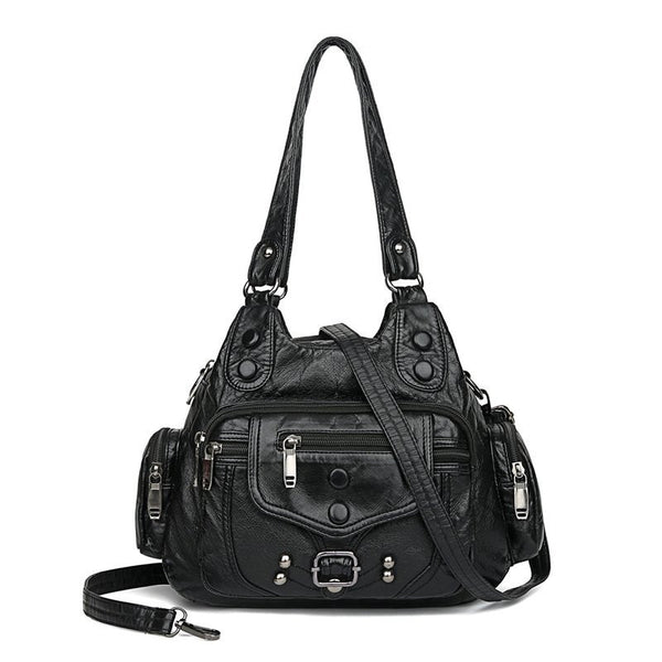 Designer Soft Leather Women’s Messenger Bag – Stylish Handbags - Adistore
