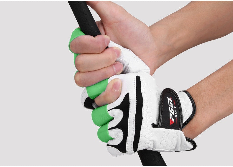 Men's Anti-Slip Sheepskin Golf Gloves – Soft, Durable, Sport Grip