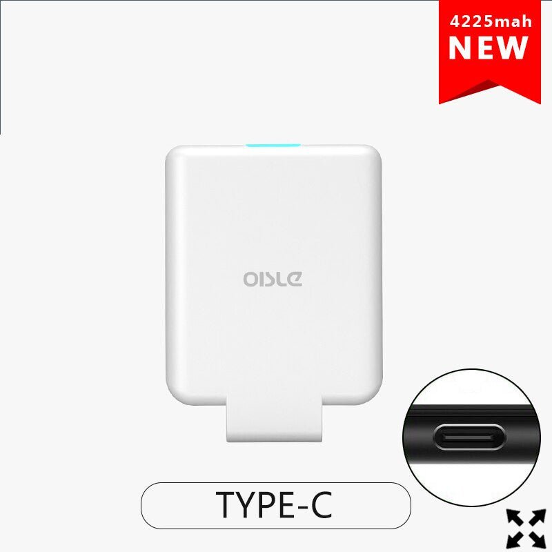 OISLE Universal Type-C Battery External Power Bank - Compatible with Samsung S8, S9, S20, S22, and OnePlus Nord, High-Capacity, Fast Charging,