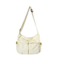 Women’s School Messenger Bag – Large Capacity Solid Designer Tote - Adistore