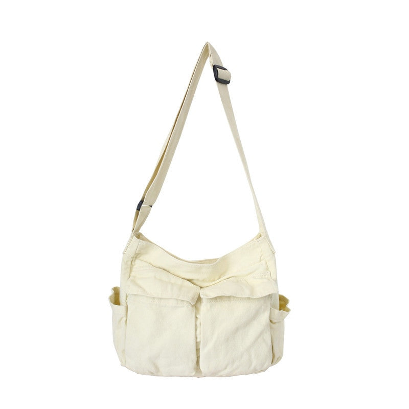 Women’s School Messenger Bag – Large Capacity Solid Designer Tote - Adistore