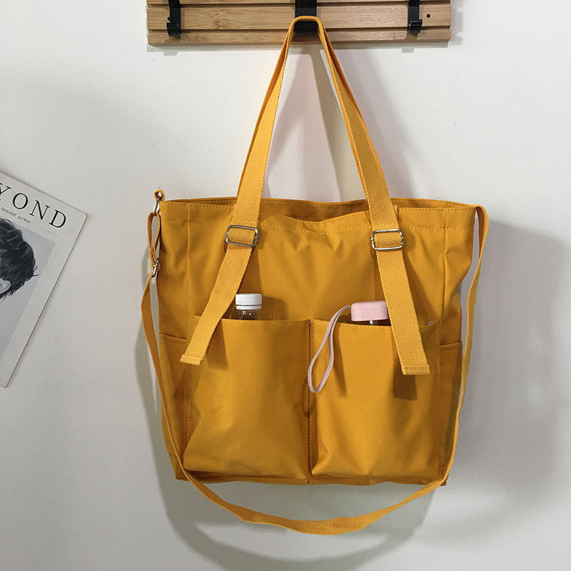 Women’s Shopper Bag – Zippered Solid Crossbody & Tote Shoulder Bag - Adistore