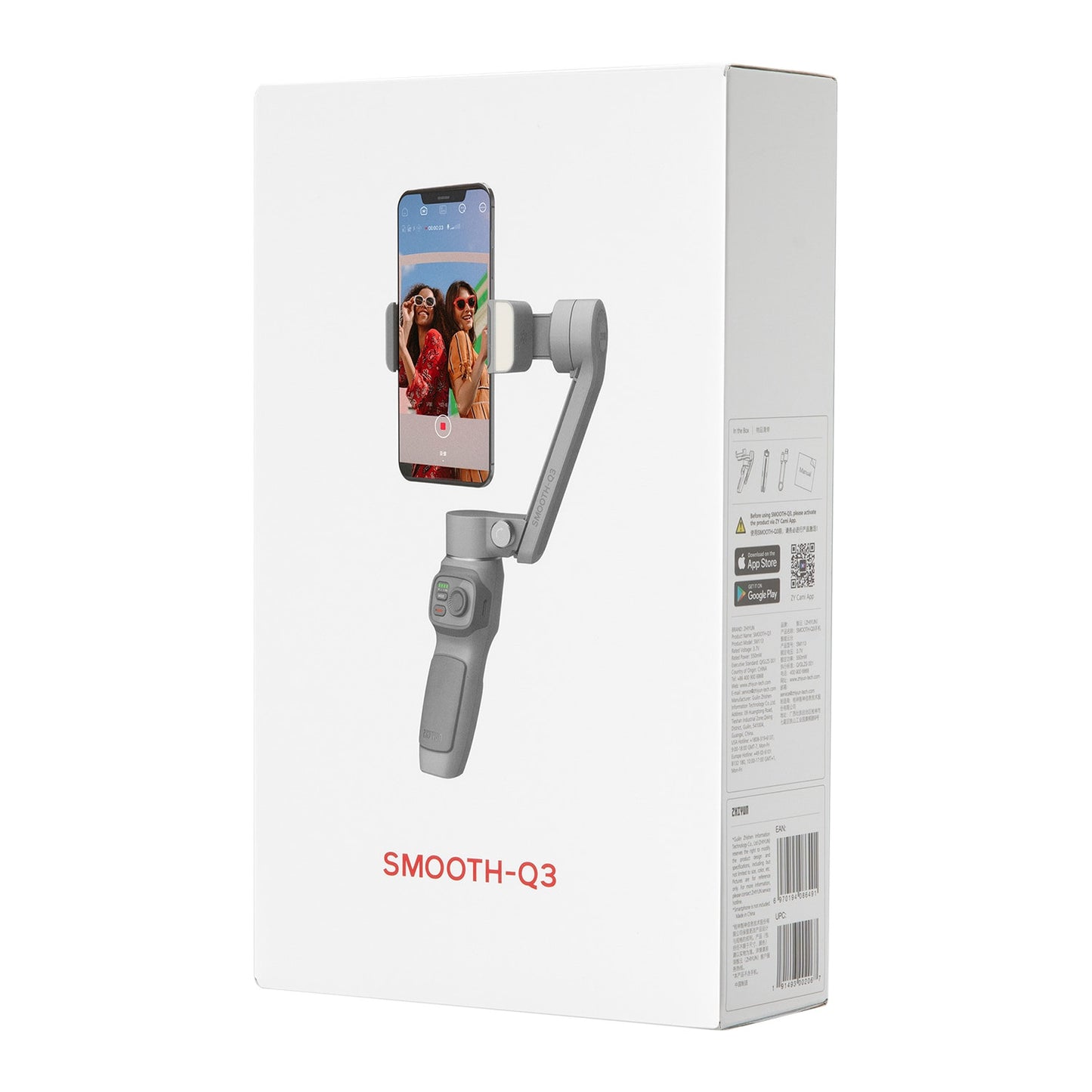 ZHIYUN SMOOTH Q3 Gimbal Portable Stabilizer for iPhone 14 pro max/Xiaomi/Huawei