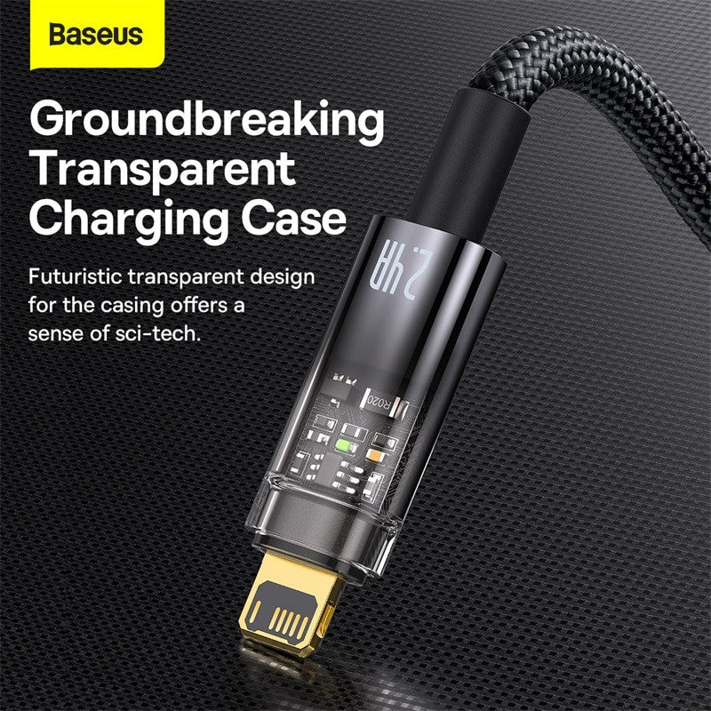 Baseus USB Fast Charging Cord For iPhone 13 12 11 Pro Max, iPad.