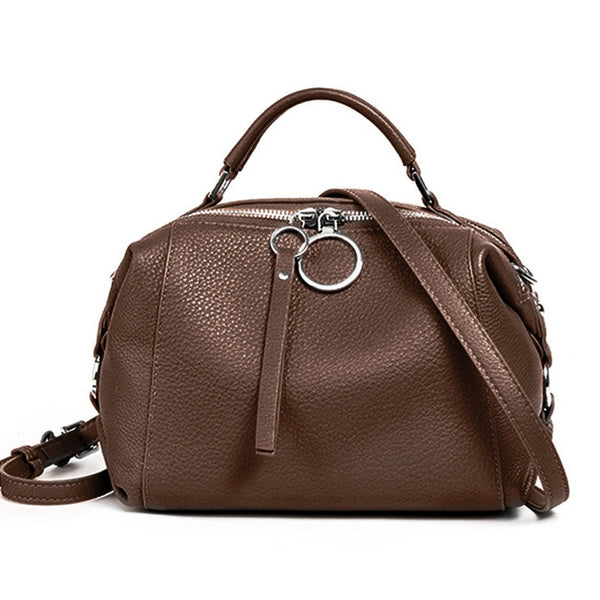 Zency Soft Genuine Leather Women’s Handbag – Tote & Crossbody Bag - Adistore