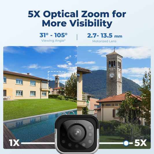 Reolink 4K 8MP Smart Security Camera – 2-Way Audio & Human/Car Detection - Adistore