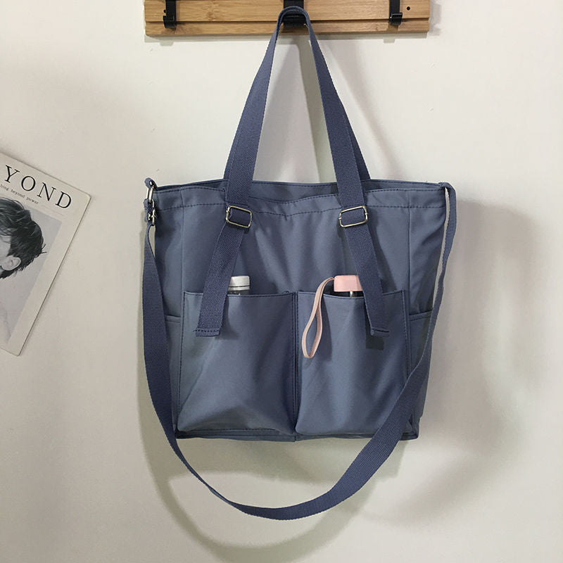 Women’s Shopper Bag – Zippered Solid Crossbody & Tote Shoulder Bag - Adistore