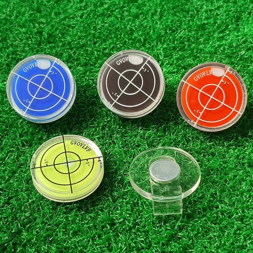 1pc Durable Plastic Golf Club Hat Cap Clip with Detachable Magnetic Ball Marker.