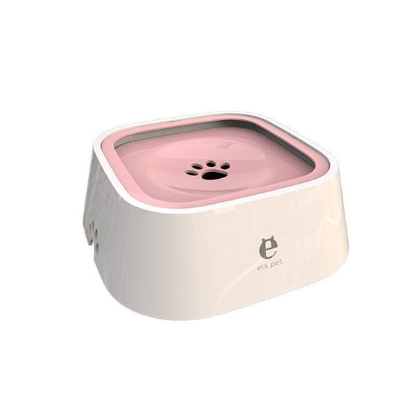 Dog & Cat Anti-Overflow Plastic Water Bowl – Spill-Proof Pet Feeder - Adistore