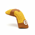 Golf Club Head Covers UK — PU Leather Driver & Fairway Wood Protectors