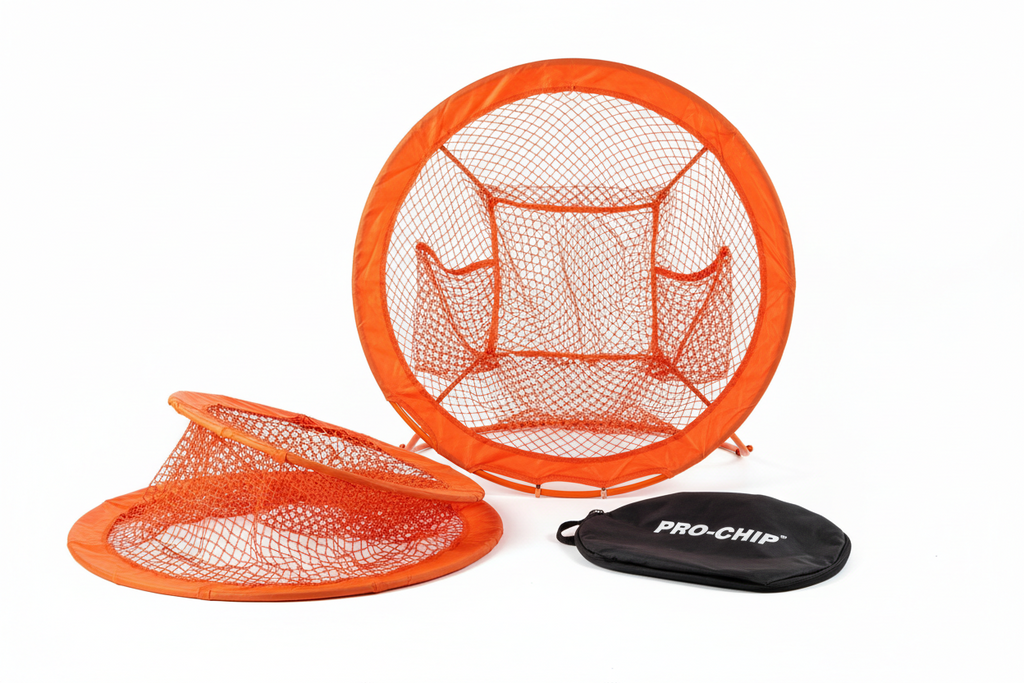 Pop Up Golf Chipping Net UK | Indoor & Outdoor Practice Net with Golf Mat and Balls | Adistore Golf