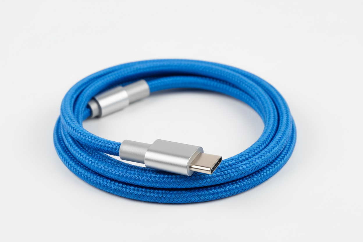 Toocki 66W USB-C Fast Charging Cable – Compatible with iPhone 15 & More - Blue