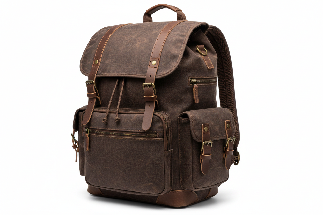Vintage Canvas Backpack–Unisex Outdoor Sports|Travel Bag-chocolate