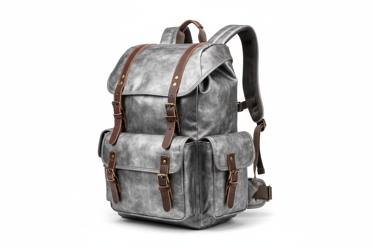 Vintage Canvas Backpack–Unisex Outdoor Sports|Travel Bag - silver