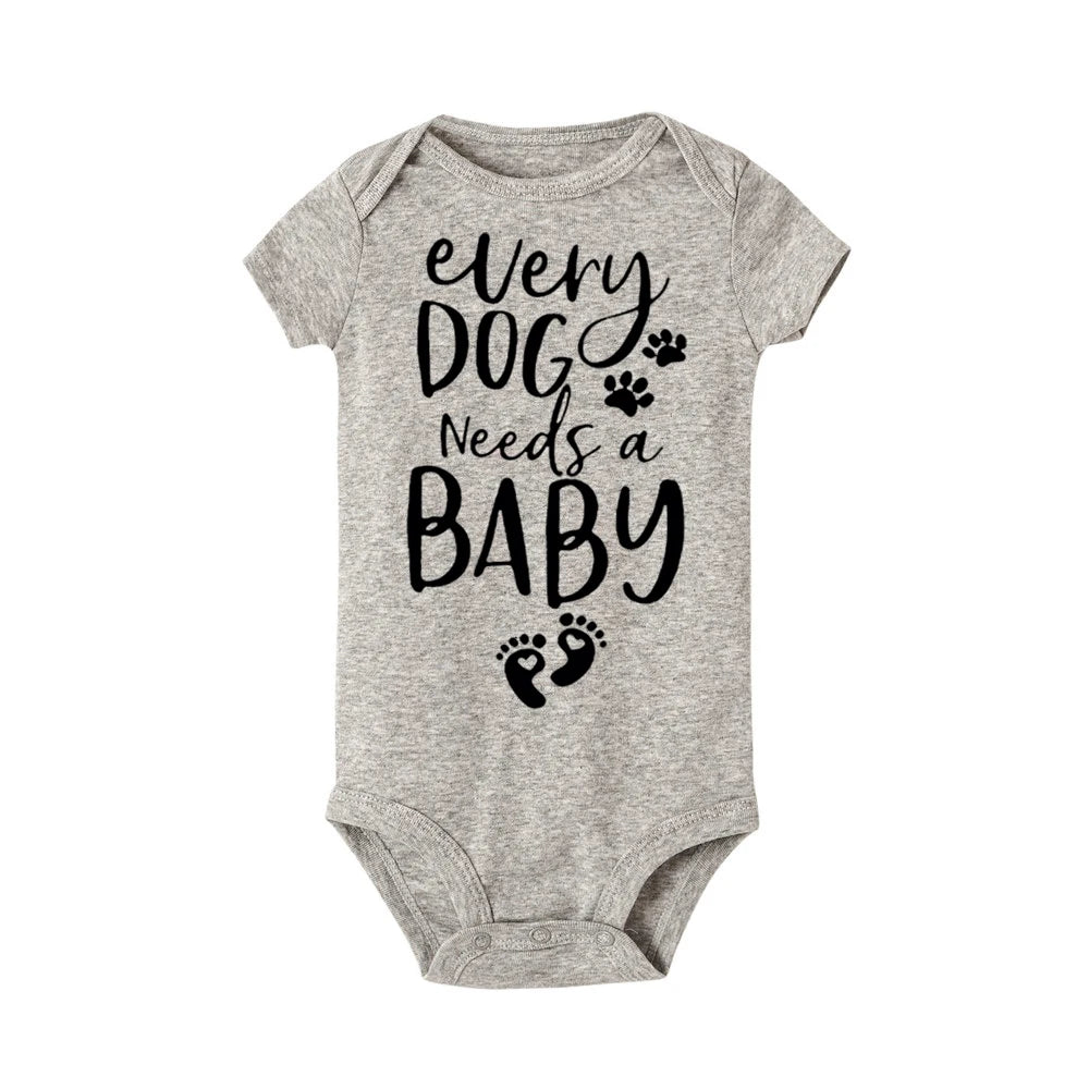 Baby Romper Jumpsuit 0–24M | Short Sleeve Printed Outfit for Boys & Girls - Adistore